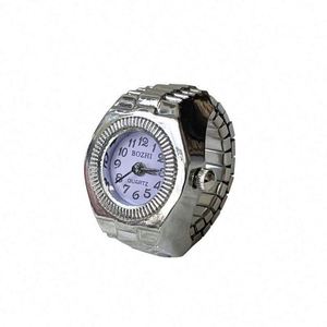 Montre créative de loisirs à boîtier en alliage, bracelet en acier inoxydable pour couple, cadran à aiguilles personnalisable, mouvement numérique, 3 ATM - Product Image 1