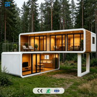 Cabane en forme de capsule Apple, isolée, étanche, préfabriquée, modulaire, pour camping, resort, hôtel