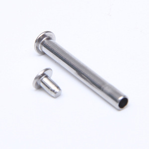 Hàng Tồn Kho bán buôn 304 thép không gỉ gõ loại đinh tán Đầu phẳng nam và nữ nắp đôi đinh tán - Product Image 2