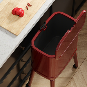 Rmier <span class=keywords><strong>Poubelle</strong></span> de cuisine haute avec roues silencieuses Conception étanche Étape <span class=keywords><strong>sur</strong></span> bac 4 couleurs pour la maison Hôtel Restaurant Bureau Utilisation - Product Image 4
