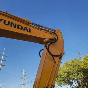 Excavadora de Ruedas Hyundai 210W-7 Amarilla, Equipo de Construcción Hidráulico - Product Image 3