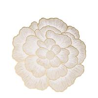 Napperons de table modernes de luxe résistants à la chaleur en polyester tissé écologique, personnalisables pour restaurants (vente en gros)