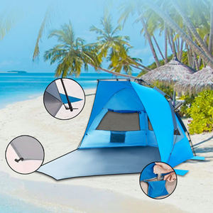 Tente de plage pliable automatique E-RIKE avec protection UV, personnalisable, pour l'été, abri de plage extérieur - Product Image 6
