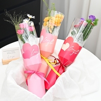 Papier d'emballage pour fleurs LUCIA 30*40cm, imperméable, recyclable, pour bouquet unique, matériau d'emballage LF161320