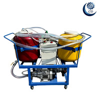 Máquina de pulverización de poliuretano de dos componentes para la construcción de techos de tanques en Brasil, inyector pulverizador de PU local
