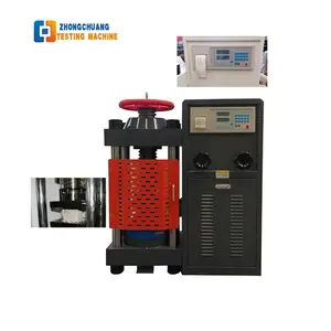 YES-2000 מכונת בדיקת דחיסה של קוביית בטון בקרה חשמלית מכונת דחיסה בודק דחיסה