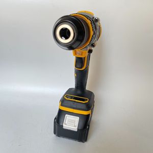 Perceuse à percussion sans fil multifonctionnelle à batterie lithium 13 mm, moteur sans balais, couple élevé, jaune PG4741 - Product Image 2
