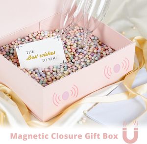 Luxury Large Magnetic Closure Storage <strong>Box</strong> with Ribbon Luxury Packaging Wig Storage Mother's Day Birthdays <strong>Bridal</strong> Gifts Weddings - Product Image 6