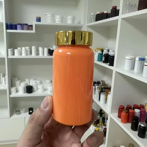 Suplemento en polvo cápsula tableta 135ml botella de PET de grado alimenticio botella de plástico de Color personalizado con tapa metálica de Color personalizado - Product Image 1