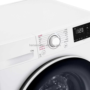 USA 220V Automatic Washing Machine Front-Load <b>Washers</b> 13KGS Lavadora Motor for Home Glass 1 Small Quantity Stock Aut - Product Image 3