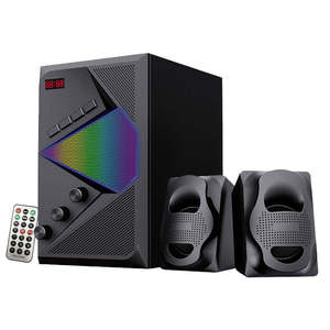 Haut-parleur multimédia actif 2.1 avec USB, FM, télécommande, basses puissantes, caisson de basses - Product Image 6