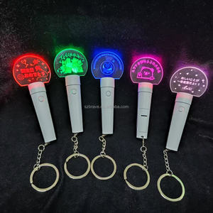 Mini porte-clés LED personnalisé avec logo, à piles, bâton lumineux clignotant pour accessoires de concert, Nouvel An, Noël, événements et fêtes - Product Image 6
