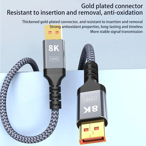 สาย Display Port 1.4 <span class=keywords><strong>ราคา</strong></span>พิเศษ ขายส่งแบบคละ สาย DP to DP ความเร็วสูง <span class=keywords><strong>8K</strong></span> 60Hz 4K 144Hz 2K 240Hz สำหรับ PC แล็ปท็อป <span class=keywords><strong>จอ</strong></span>ภาพ - Product Image 6
