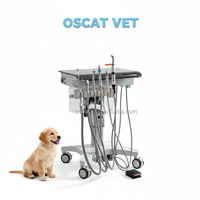 OSCAT Équipement Médical Vétérinaire Station Dentaire Mobile Pièce à main haute vitesse Régulateur d'air 0.8MPa USA