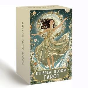 Cartes de tarot modernes, jeu de divination oraculaire, cartes de tarot florales uniques, tarot de sorcière moderne <span class=keywords><strong>pour</strong></span> les débutants et les lecteurs expérimentés - Product Image 1