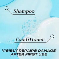 Ensemble shampooing et après-shampooing à l'huile d'argan nourrissante, kit duo hydratant naturel, réparation des cheveux abîmés et cassants, sans sulfate