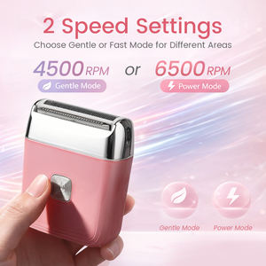 Rasoir bikini rechargeable sans fil PRITECH pour <span class=keywords><strong>femme</strong></span>, rasoir de poche lavable IPX6, mini rasoir électrique pour <span class=keywords><strong>femme</strong></span> avec plusieurs vitesses - Product Image 2