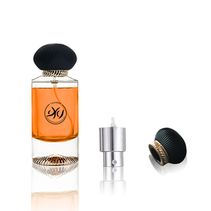 50ml Matt <span class=keywords><strong>Black</strong></span> Matt White Beige Elegante Mujeres Hombres Botella de <span class=keywords><strong>perfume</strong></span> de vidrio vacía con logotipo y caja - Product Image 6