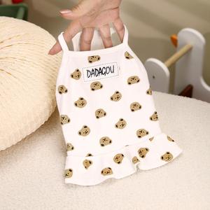 Vestito Coordinato per Cani a Forma di Orso Maglietta per Animali Domestici Tuta per Cuccioli Abbigliamento per Cani Maschi e Femmine - Product Image 4