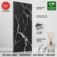 Panel de Pared SPC Autoadhesivo Resistente a las Manchas, Estilo Concreto Mate para Cocina, Listo para Enviar