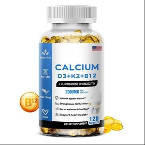 Integratori in Softgel di Carbonato di Calcio ad Alta Purezza e Vitamina D3 K2 <span class=keywords><strong>B12</strong></span> per il Supporto della Salute Ossea e la Cura delle Articolazioni - Product Image 5