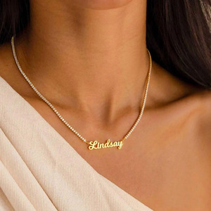 <span class=keywords><strong>Collana</strong></span> Tennis Personalizzata in Acciaio Inossidabile con Zirconi Certificata CE, Regalo Trendy <span class=keywords><strong>per</strong></span> la <span class=keywords><strong>Festa</strong></span> <span class=keywords><strong>della</strong></span> <span class=keywords><strong>Mamma</strong></span> - Product Image 2