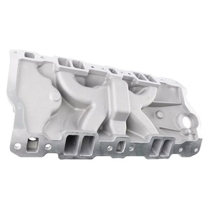 Collecteur d'admission en aluminium double plan Auso-Racing pour Chevrolet SBC 305 327 383 V8 1955-86 - Product Image 3