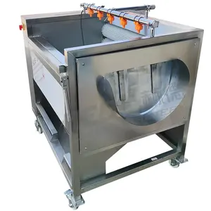 Endüstriyel soyucu fiyat tarak taro pancar zencefil manyok havuç tatlı patates yıkama soyma makinesi