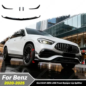 Pour Mercedes Benz H247 GLA200 GLA250 GLA35 GLA45 2020 2021 2022 2023 2024 2025 Spoiler de pare-chocs avant Décoration de carrosserie Kit carrosserie - Product Image 1