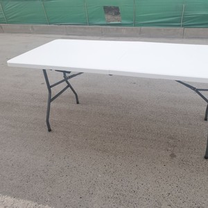 Mesa <span class=keywords><strong>Rectangular</strong></span> Plegable de Plástico Portátil para Bodas, Banquetes, Hoteles, Picnic al Aire Libre - Product Image 6
