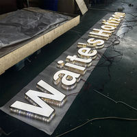 Enseigne de lavage auto personnalisée, lettres en relief, enseigne publicitaire extérieure, logo LED 3D, enseigne de magasin, enseigne lumineuse pour commerce de détail