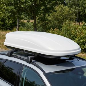 Fabricant OEM, boîte à bagages <span class=keywords><strong>de</strong></span> <span class=keywords><strong>toit</strong></span> pour SUV 680L, noir/<span class=keywords><strong>blanc</strong></span> <span class=keywords><strong>brillant</strong></span>, plastique ABS, étanche, porte-bagages <span class=keywords><strong>de</strong></span> <span class=keywords><strong>toit</strong></span> pour voiture, ouverture double latérale - Product Image 1