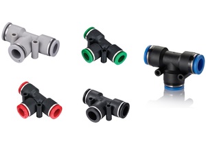 Nbpt Metric inch bằng TEE một cảm ứng đẩy vào để kết nối khí nén nhanh chóng phù hợp - Product Image 6