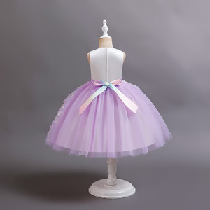 Le bambine vestono la principessa arcobaleno pastello per l'estate festa di compleanno vestito <span class=keywords><strong>unicorno</strong></span> Cosplay si esibiscono Costume da bambino - Product Image 3