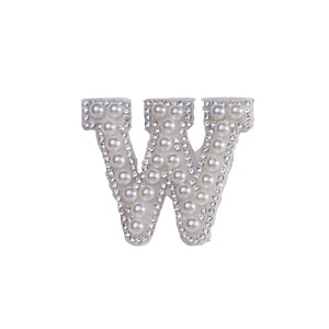 Adesivi con Strass a Forma di Lettere Inglesi, 6 Lettere Maiuscole con Perle e 26 Minuscole, Accessori Fai-da-Te per Gioielli - Product Image 5