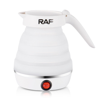 RAF Nouvelle Bouilloire Électrique Pliable Sans BPA, Chauffage Rapide de l'Eau, Arrêt Automatique, Utilisation Domicile et Bureau