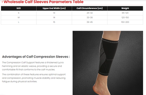 Bán Buôn Thoáng Khí Nén Bê Tay Áo Hỗ Trợ Dây Đeo Tùy Chỉnh Chạy Bê Hỗ Trợ - Product Image 3