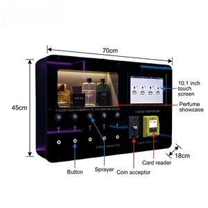 Automated Standing Perfume Vending <strong>Machine</strong> for Retail Shop Mall Cologne Vending <strong>Machine</strong> with Card Reader Cash Coin Customized - Product Image 4