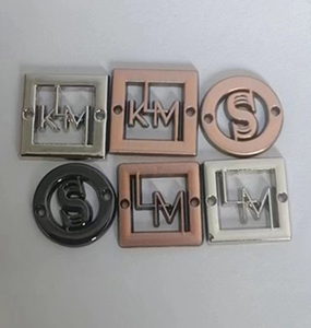 Environmental Swimwear Accessories Custom Brand Logo Zinc Alloy Tag Clothing Metal Plating <b>Sewing</b> Labels for Garment - Product Image 2