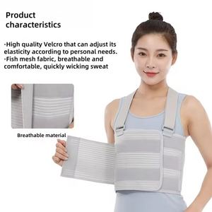 Soporte de Costillas y Pecho, Faja Transpirable para Costillas Rotas o con Golpes, Soporte para Lesiones de Esternón, Dislocaciones - Product Image 5