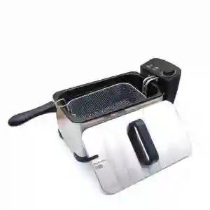 Freidora eléctrica comercial de pollo de acero inoxidable de 3,5 l de alta calidad para uso doméstico