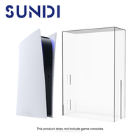 Boîtes de rangement personnalisées, étui de protection anti-poussière, transparent, anti-poussière, en acrylique, housse anti-poussière pour PS5