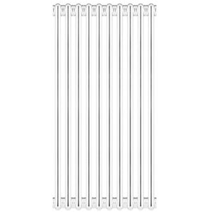 Radiador Tubular de Acero de 660 Elementos, Calefactor de Hogar de 3 Columnas con 6 Zonas de Calefacción - Product Image 1