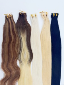Extensiones de Cabello Remy Virgen Europeo con Cinta Adhesiva, Envío Inmediato, Alta Calidad, Trenzas Invisibles, Venta al Por Mayor, Liquidación - Product Image 6