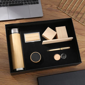 Set de Regalo Promocional Empresarial de Cuaderno de Cuero PU de Lujo 2025 con Logotipo Personalizado, Estuche para Tarjetas, Llavero y Bolígrafo con Impresión de Serigrafía Exquisita - Product Image 1