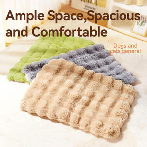 OEM Vente en gros Tapis de caisse en fausse fourrure lavable pour chien de compagnie Lits apaisants en peluche de luxe pour chien pour dormir et anti-anxiété antidérapante - Product Image 2