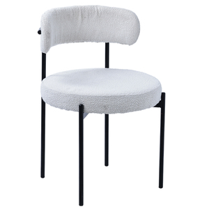 Ghế ăn bọc vải nhung màu xám vàng hiện đại phong cách Bắc Âu bán buôn - Product Image 1
