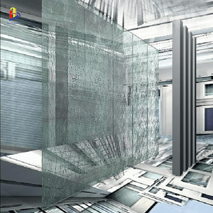 Verre feuilleté décoratif <span class=keywords><strong>de</strong></span> <span class=keywords><strong>glace</strong></span> <span class=keywords><strong>bris</strong></span>ée | Verre feuilleté <span class=keywords><strong>de</strong></span> <span class=keywords><strong>glace</strong></span> craquelée - Product Image 5