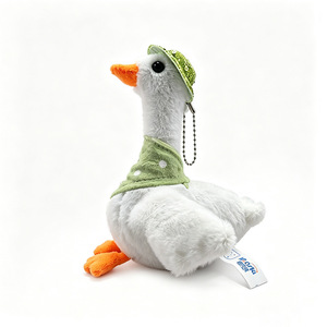 Peluche Canard Farfelu Cowboy Western, Cadeau de Fête, Cadeau Éléphant Blanc, Cadeau Amusant pour Échange de Noël - Product Image 1