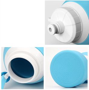 Botella de Agua Plegable de Silicona de 580 ml, Libre de BPA, Reutilizable, para Niños, Bicicleta, Correr, Gimnasio, Deportes al Aire Libre - Product Image 3